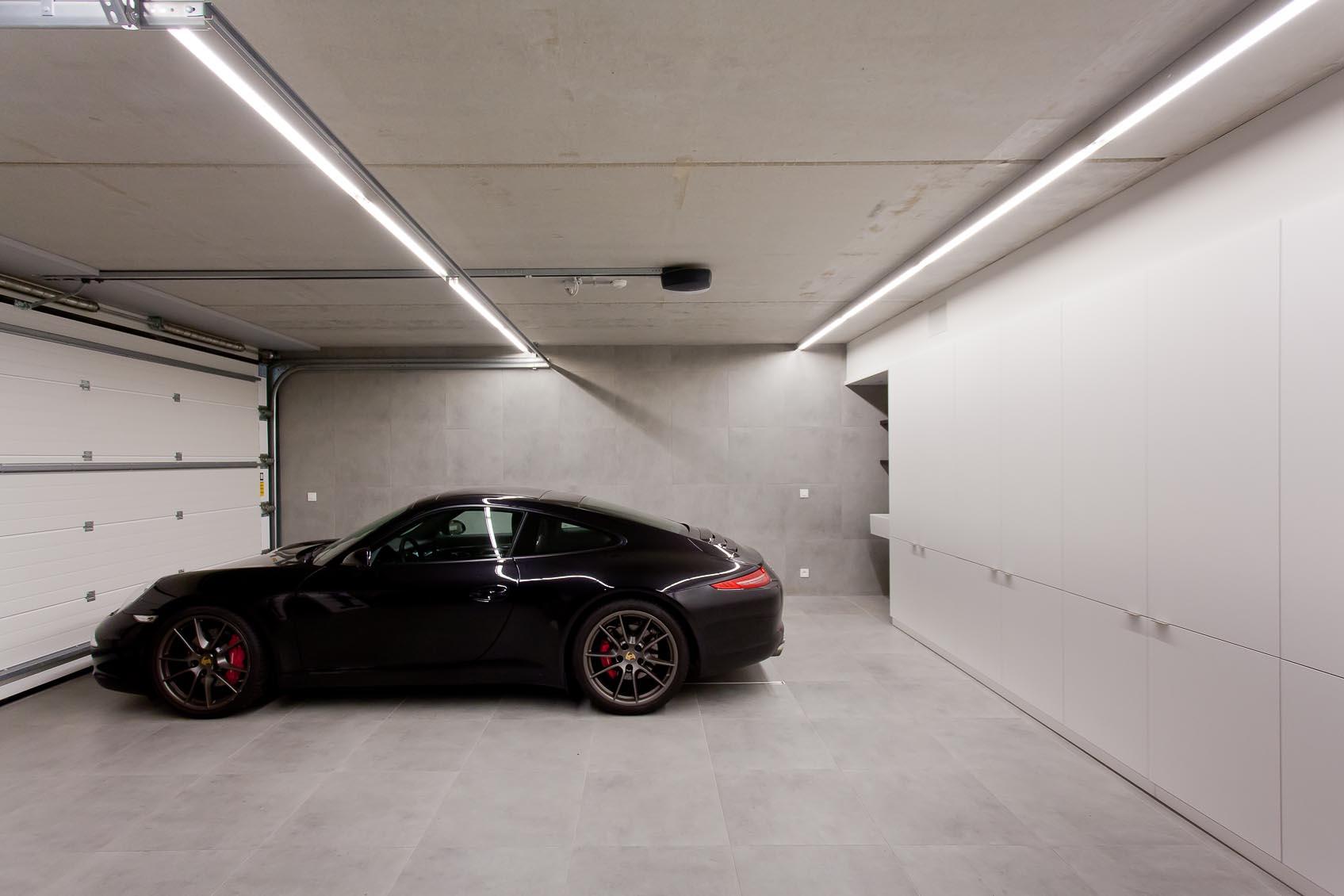 garage design verlichting 