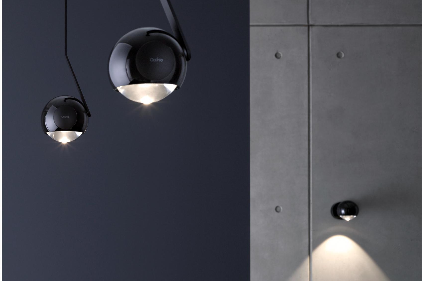 design verlichting occhio zowel wandlamp , hanglamp , opbouwspot en tafellamp