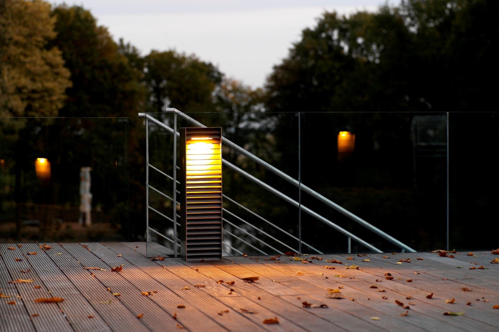 maatwerk tuinarmatuur licht met muzikbox